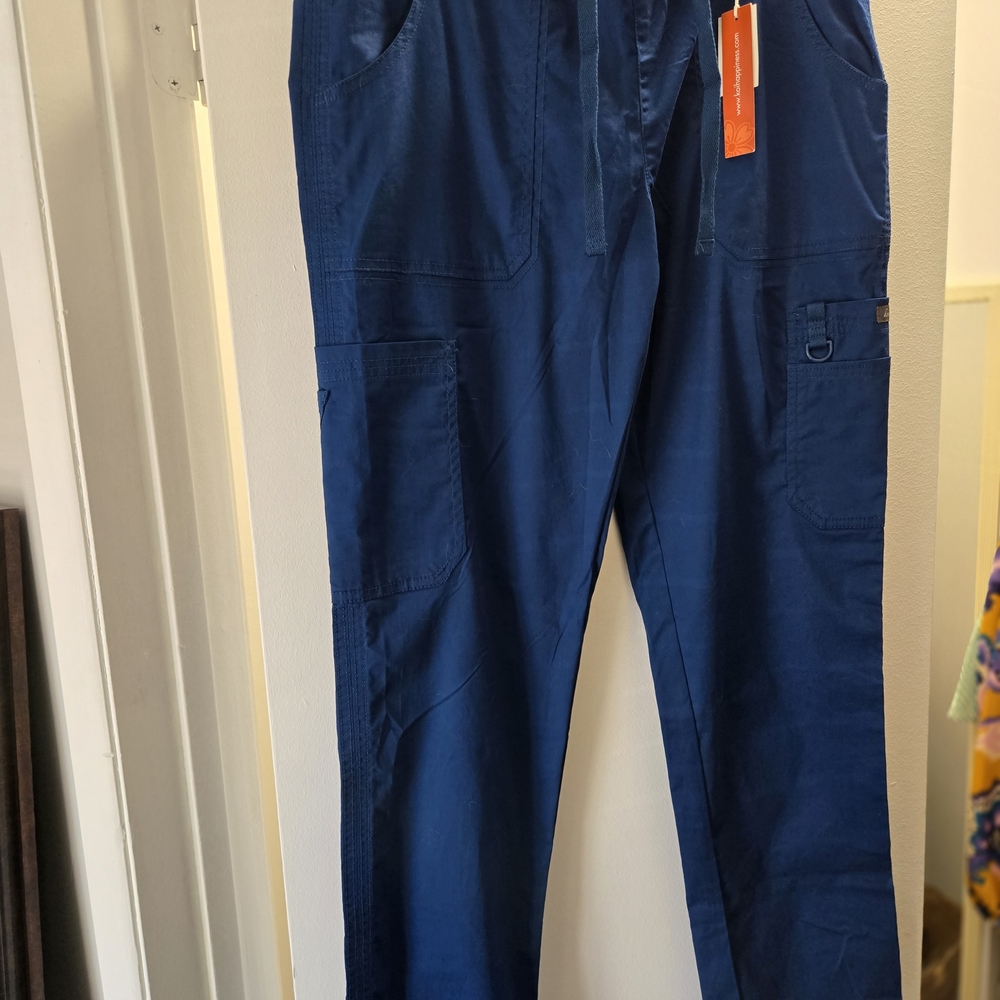 Koi Stretch Lindsey Tall Pants in Deep Sea